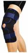 orlett knee brace rkn-203, size m, black logo