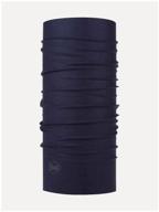 бандана buff original solid, размер one size, night blue логотип