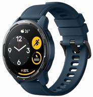 xiaomi watch s1 активный wi-fi nfc глобальный смарт-часы, синий океан логотип
