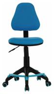 computer chair bureaucrat kd-4-f for children, upholstery: textile, color: blue logo