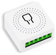 умный wi-fi переключатель tuya mini яндекс-алиса, умный дом, беспроводной переключатель 16 а, таймер, голосовое управление, модуль автоматизации логотип