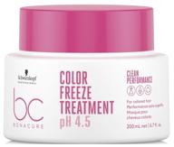 schwarzkopf professional color freeze ph 4.5 mask for colored hair, 200 ml, jar logo