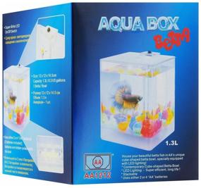 img 4 attached to Freshwater 1.3 l AA Aquarium Aqua Box Betta 1212AA white