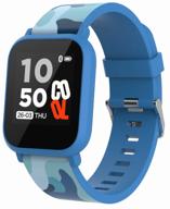 📱 canyon cne-kw33: blue camouflage children's smart watch for active kids logo