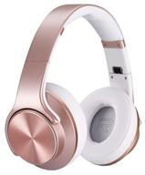 sodo mh5 wireless headphones, rose gold logo