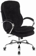 bureaucrat t-9950sl executive computer chair: textile upholstery, black color - your ultimate seating solution logo