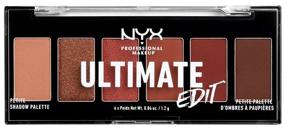 img 4 attached to NYX professional makeup Ultimate Edit Petite Shadow Palette warm neutrals