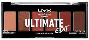 img 4 attached to NYX professional makeup Палетка теней Ultimate Edit Petite Shadow Palette warm neutrals