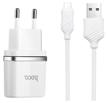 🔌 hoco c12 smart microusb charger in white - enhanced seo-friendly product name logo