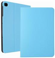 tablet case for huawei matepad t10 / t10s (2020), matepad c5e / c3 9.7, leather, transforms into a stand (light blue) logo