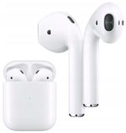 wireless headphones air buds / with wireless charging / for iphone and android логотип