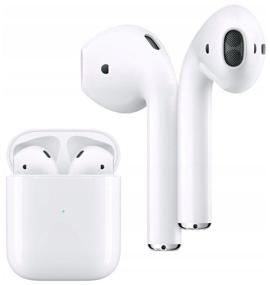 img 3 attached to Wireless headphones Air Buds / with wireless charging / for iPhone and android