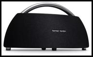 harman/kardon go play portable acoustics, black logo