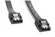 cable 5bites sata - sata (sata3-7pl45s), 0.45 m, black logo