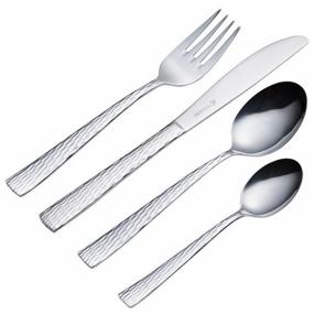 img 3 attached to Viners Cutlery set Everyday Glisten 16 pieces silver