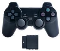wireless gamepad/joystick/controller for ps1/ps2/ps3/pc/android/tv, black logo
