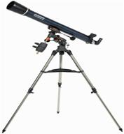 celestron astromaster 90 eq blue/silver telescope logo