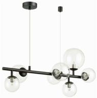 chandelier odeon light tovi 4818/7, g9, 280 w, number of lamps: 7 pcs., armature color: black, shade color: colorless logo