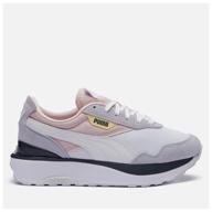 puma cruise rider silk road women's sneakers white, size 39 eu logo