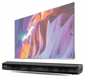 img 3 attached to Ginzzu GM-505 Sound Bar: 40W HDMI(ARC)/Optical/Bluetooth V5.0/USB/LINE IN/EQUALIZER/Remote/Black - Amplify your Audio Experience!