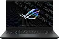 15,6" ноутбук asus rog zephyrus g15 ga503qs-bs96q 2560x1440, amd ryzen 9 5900hs 3ггц, озу 16гб, ddr4, ssd 1тб, nvidia geforce rtx 3080, windows 10 home, 90нр04ж2-м02400, эклиптический серый. логотип