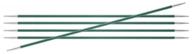 спицы knit pro zing 47035, диаметр 3 мм, длина 20 см, нефритовый логотип