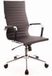 executive computer chair everprof rio t, upholstery: imitation leather, color: black logo