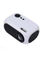 portable led mini projector mini projector 640x360 with support, resolution 19201080 hdmi usb white / projector mini / portable projector for home логотип
