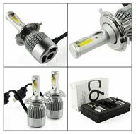 h7 led lamp for car 2pcs. led c6 (brighter than xenon) 12/24v 6000k 3800lm logo