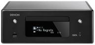 denon ceol rcd-n10 cd receiver in sleek black logo