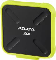 1 tb external ssd adata sd700, usb 3.2 gen 1, yellow logo