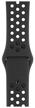 silicone strap anthracite/black nike sport band (anthracite/black) apple watch 44mm (42mm; 45mm) mtmx2zm/a logo