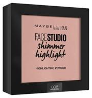 maybelline new york face studio highlighter shimmer highlight, 006, champagne logo