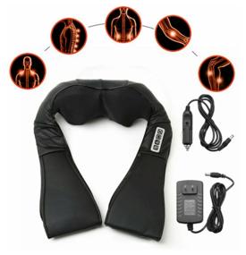 img 3 attached to Universal massager for neck, shoulders and back Discovery Massage (Black)