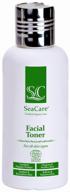 seacare organic toner for face with aloe vera extract and natural oils, 150ml. logo