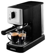 krups calvi meca xp 3440, black/silver coffee maker logo