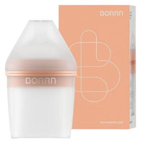img 3 attached to BORRN бутылочка для кормления Baby Feeding Bottle, 150 мл, с рождения, оранжевый