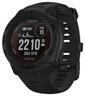 🌞 garmin instinct solar tactical smart watch in black: enhanced features and style logo