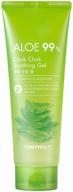 🌿 refreshing soothing gel: tony moly body gel aloe 99% chok chok, 250 ml logo