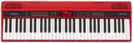 synthesizer roland go:keys go-61k red logo