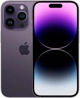 smartphone apple iphone 14 pro max 128 gb, deep purple логотип