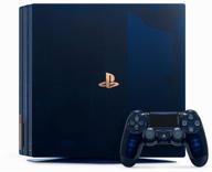 game console sony playstation 4 pro 2000 gb hdd, 500 million limited edition logo