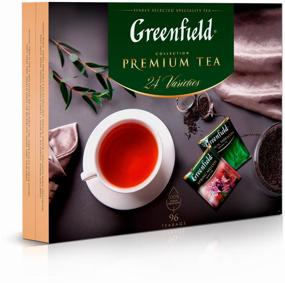 img 3 attached to Greenfield Premium Tea Collecton tea bag set, 24 types, 96 pcs