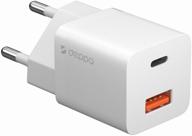 network charger with gan usb-c usb a, pd 3.0, qc 3.0, 20w technology логотип