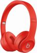 beats solo3 wireless headphones, red logo