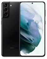 smartphone samsung galaxy s21+ 5g 8/128 gb, nano sim+esim, black phantom logo