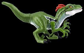 img 4 attached to Robot ZURU ROBO ALIVE interactive green dinosaur Raptor with sound effects, 7172
