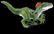 robot zuru robo alive interactive green dinosaur raptor with sound effects, 7172 logo
