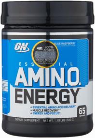 img 4 attached to Amino acid complex Optimum Nutrition Essential Amino Energy, blackberry, 585 gr.
