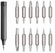 набор отверток для точных работ hoto precision screwdriver kit 24 in 1 qwlsd004, 13 предм. grey логотип